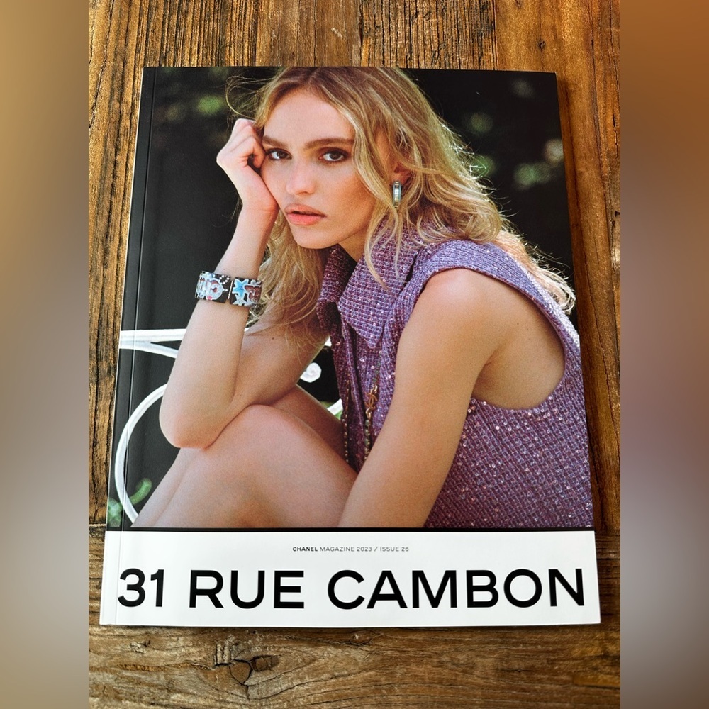 CHANEL 31 Rue Cambon Magazine with Purple Cover